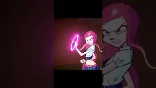 Roxy beating everyone up🫢 #winxclub #bloom #stella #flora #musa #tecna #aisha #layla #roxy #fight