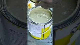 Polly putty mixing process. autobody polly putty.
