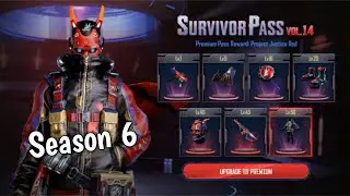 PROJECT JUSTICE RED 😱 SURVIVOR PASS VOL. 14 // SEASON 6 || PUBG: NEW STATE 🔥