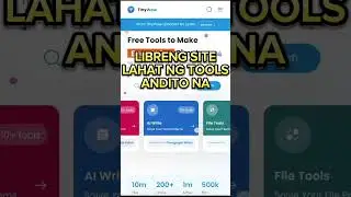 LIBRENG SITE LAHAT NG TOOLS PRESENT!! #tutorials #quicktutorial