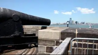 Castle Williams roof view
