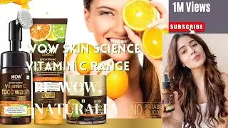 WOW Vitamin C Range Review| 1 Week of Using WOW Vitamin C Range Challange|Face Wash+ Serum+ Cream