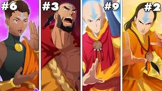 Ranking All 33 Airbender From Weakest to Strongest in Avatar