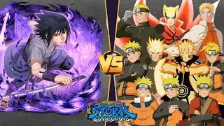 【Sasuke Uchiha VS All Naruto Marathon battle】 NARUTO X BORUTO Ultimate Ninja STORM CONNECTIONS