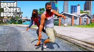 ZOMBIE APOCALYPSE: Tanisha & Franklin Unleash Chaos in  Los Santos | GTA V ZOMBIE MOD