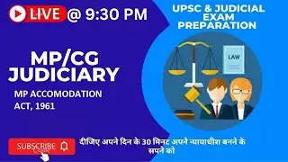II m p accomodation control act 1961 section 12-13 II UPSC & JUDICIAL EXAM II