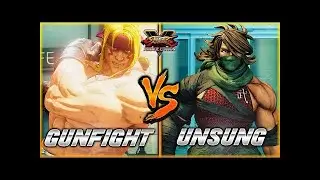 SFV AE 🔥 GUNFIGHT #1 Online ALEX vs UNSUNG #2 Online ZEKU   FT3 Set 🔥 SF5 - Messatsu gou hadou