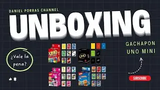 Unboxing Gachapon UNO mini