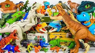 Jurassic World Unboxing Review ASMR | Giant Atrociraptor T-Rex Dino Mask Giganotosaurus Pyroraptor