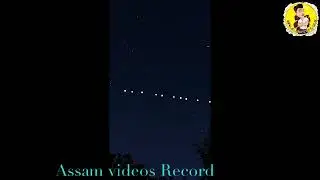 Elon musk satellite starlink views sky mobile video records in Assam 2023 #elonmusk #satellite