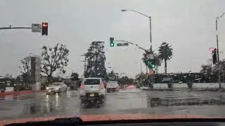 LA rain st drive