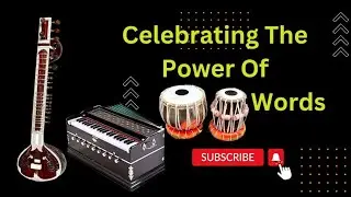 Celebrating The Power Of Words #Tabla, #sitar, #flute, #music, #fun #song #love #nature #ai #siyaram