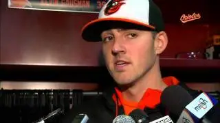 O's clubhouse talks about pitching performances in their loss to the Rangers