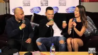 Chris Brown talks about his new mixtape on the Cruz Show at Cali Christmas!