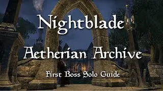 Nightblade Aetherian Archive Solo First Boss - Video/Build/Guide