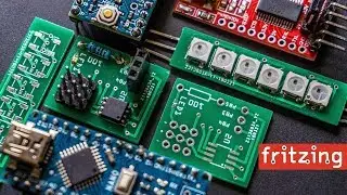 Cómo diseñar placas / tarjetas / circuitos PCB con Fritzing