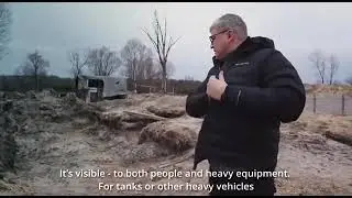 Russian soldiers (unwisely) dug trenches in Chernobyl near the highly radioactive 