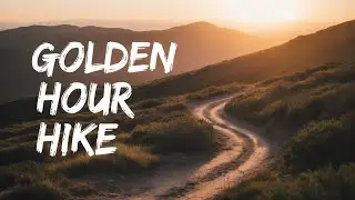 Peaceful Sunset Mountain Walk | Relaxing Evening Hike in Nature