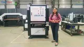 Heavy metal deburring in VBS 24, Deburring and finishing, Metal surface finishing machine