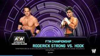 AEW Grand Slam 2024 Hook vs Roderick Strong FTW Rules match for the FTW Championship
