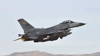 Fighter Jets Takeoff At Red Flag Air Combat Exercise