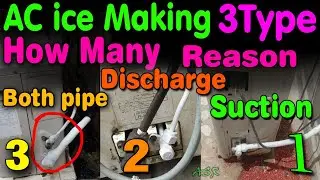 AC liquid line suction ya both pipe ice buildup why how many Reason helpfully video learn Tips trick