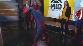 Nat&rsquo;l Superhero Day: Wonder Woman & Spiderman Make Mid-Morning Debut