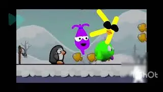Alphabet Lore Veri Funni Game Part 2/K Boomka Penguin Green Pingoo Bird