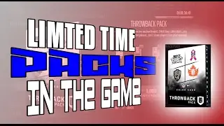 LIMITED TIME ONLY PACKS!!! THEY EXPIRE AT 8 PM!!!!! MUT 17 THROWBACK PACK!!!