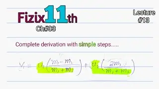 Final velocity1/physics 11th |Ch#03|lecture 13 | Sindh board
