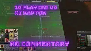 12 player battle against Alien Raptor AI in Beyond All Reason part 3