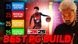 *New* Best Point Guard Build On NBA 2K25 For Season 2! BEST META GAME BREAKING Build 2K25!