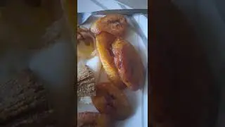TGIF 🎉,  I made breakfast fired fish, sunny side up eggs, sweet plantains & onions. Have a good day