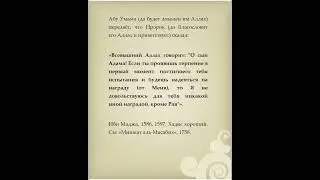 Какая награда стоит за проявлением терпения в первый момент испытания? - Sahih Hadis