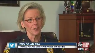 Tampa Police Chief Jane Castor prepares to retire
