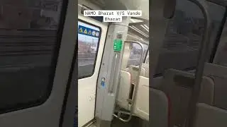 Vande bharat vs Namo Bharat train #aatmanirbharbharat #namobharattrain #vandebharat #indianrailways