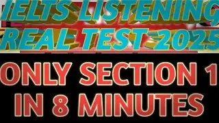 IELTS LISTENING PRACTICE TEST 2025 WITH ANSWERS 17.01.2025 | EASY SECTION 1 | IELTS EXAM LISTENING