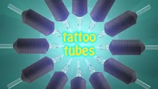 Disposable Plastic Tattoo Grips & Tubes |  Wormhole Tattoo