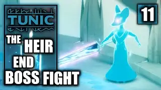 Tunic - The Heir - End Boss Fight - No Commentary Gameplay Playthrough Part 11