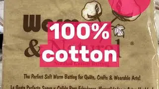 Warm & Natural Batting Now Available