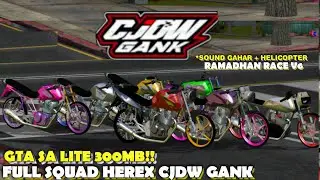 RILIS!! GTA SA LITE FULL MOD HEREX CJDW GANK TERBARU VERSI RAMADHAN RACE UKURAN RINGAN DI ANDROID