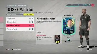 Free 91 Mathieu TOTSSF Objective Player FIFA 20