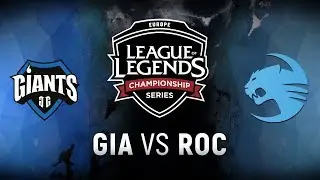 GIA vs. ROC  - Week 3 Day 1 | EU LCS Spring Split |  Giants Gaming vs. Team Roccat (2018)