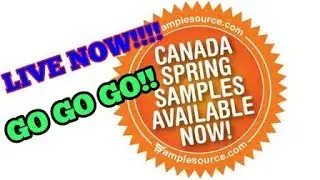 SAMPLESOURCE IS LIVE NOW!!!! | GO GO GO!!! | FREE SAMPLES!!!