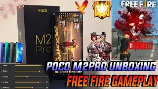 Poco m2 pro phone Free Fire Handcam game play + poco phone unboxing || poco phone free fire gameplay