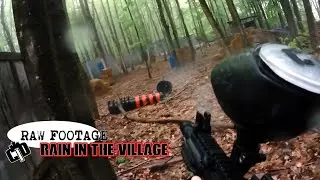 PAINTBALL RAW FOOTAGE: Rain in the Village