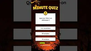 🔥🧠Mini Quiz Halloween : 5 questions pour tester vos connaissances en folklore ! 🎃👻 #quiz #halloween