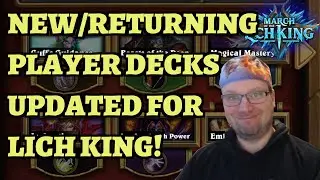 New and Returning Player Decks UPDATED for March of the Lich King!   Which One Is the Best Choice?