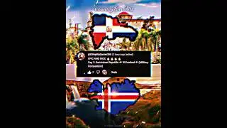 Dominican Republic 🇩🇴 Vs Iceland 🇮🇸 (Military comparison) #shorts #edit #geography