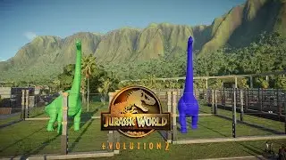 Green Dinosaurs Color Pack T-Rex vs  I-REX   Dino Fights Dinosaur Battle Jurassic World Evolution 2